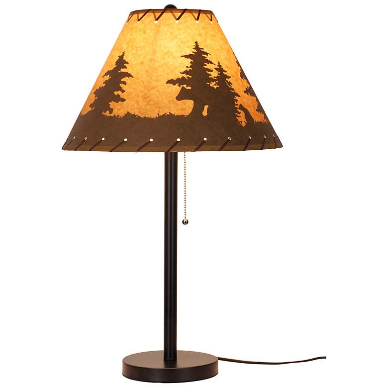 Image 3 Lodge Dark Bronze Table & Floor Lamp Set of 3 more views