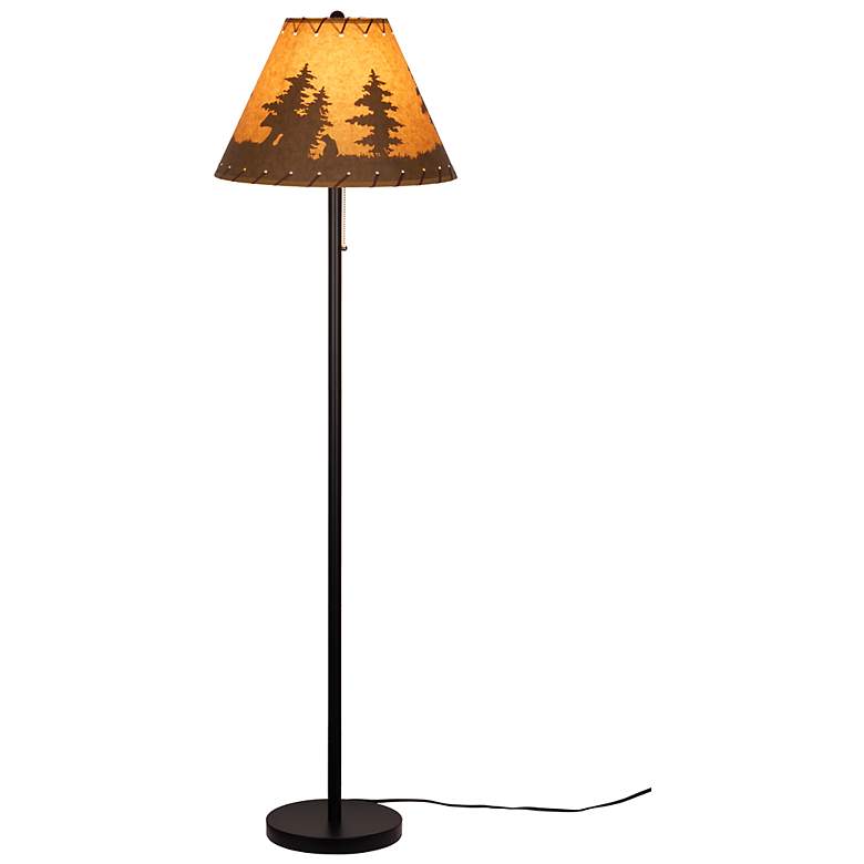 Image 4 Lodge Dark Bronze Table & Floor Lamp Set of 3 more views