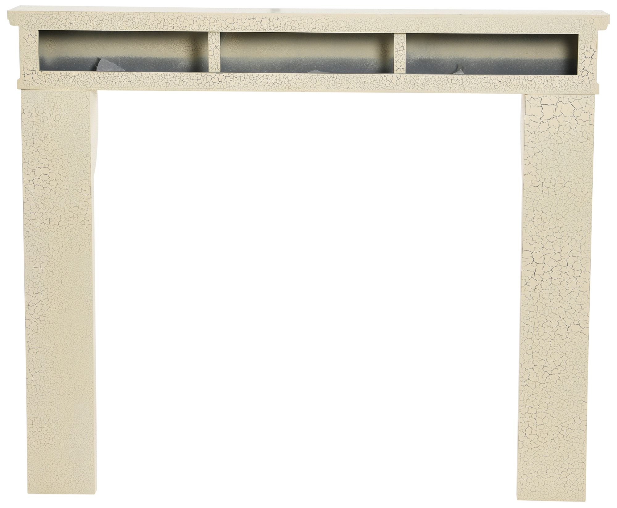 Image 6 Lodge Decorative Fireplace Mantel, Distressed Cream more views