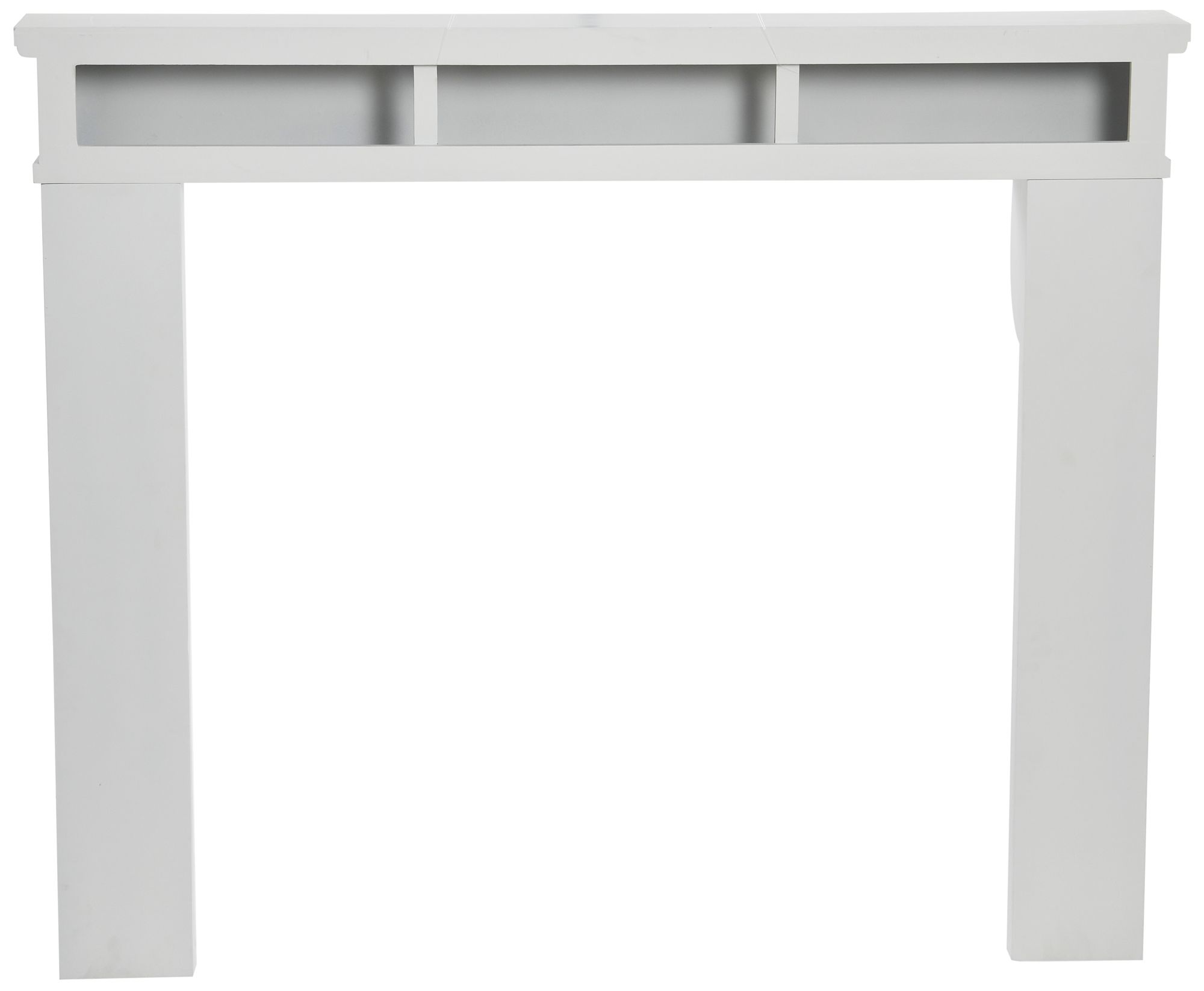 Image 3 Lodge Decorative Fireplace Mantel, Flat Paintable White more views