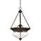 Lodi 18" Wide Oil-Rubbed Bronze 3-Light Metal Pendant