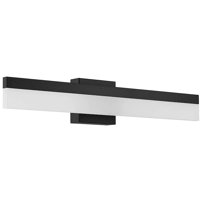 Image 2 Loft 24" Wide Matte Black LED Vanity more views