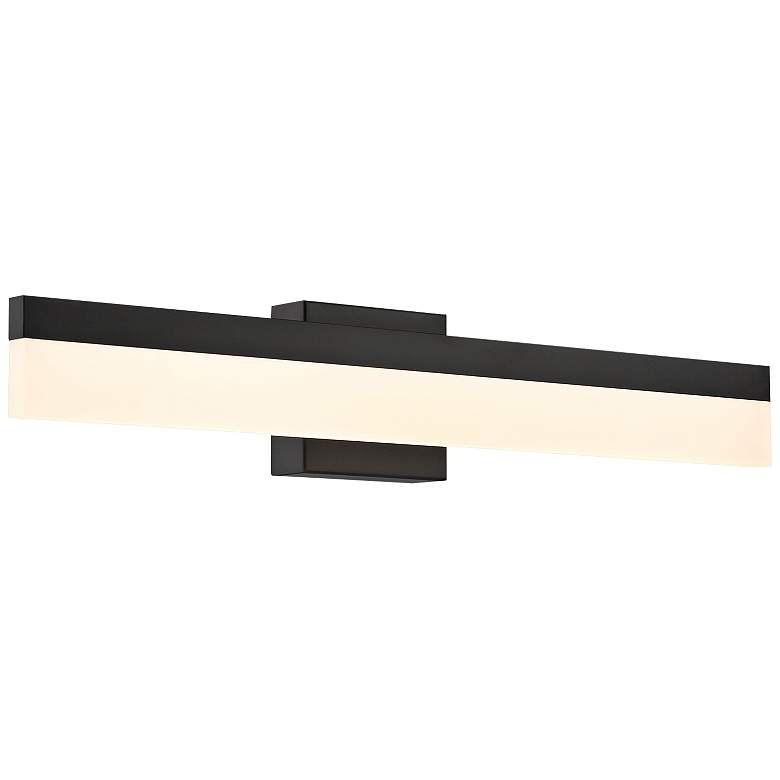 Image 1 Loft 36" Wide Matte Black LED Vanity Bath Light