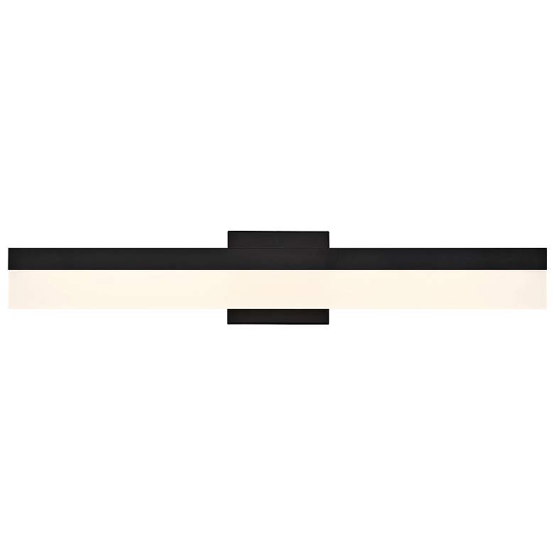 Image 3 Loft 36" Wide Matte Black LED Vanity Bath Light more views