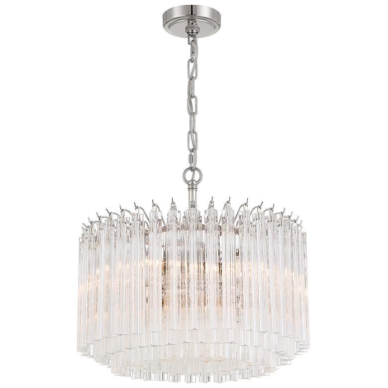 Image 1 Lofton 5 Light Polished Nickel Chandelier