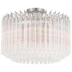 Lofton 5 Light Polished Nickel Semi Flush Mount