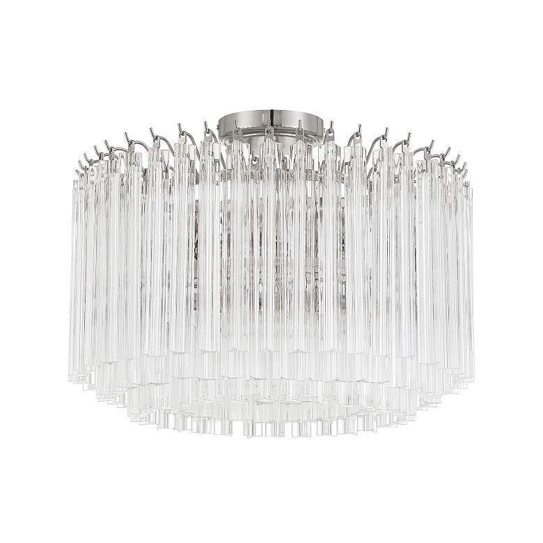 Image 3 Lofton 5 Light Polished Nickel Semi Flush Mount more views