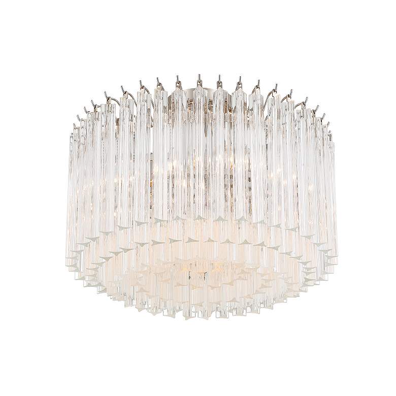 Image 5 Lofton 5 Light Polished Nickel Semi Flush Mount more views