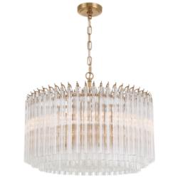 Lofton 7 Light Aged Brass Chandelier