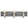 Lofty 25 1/2" Wide 3-Light Silverado with Gray Wood Bath Light