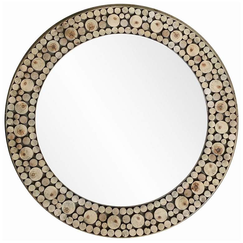 Image 1 Log Mosaic Mirror Mirror