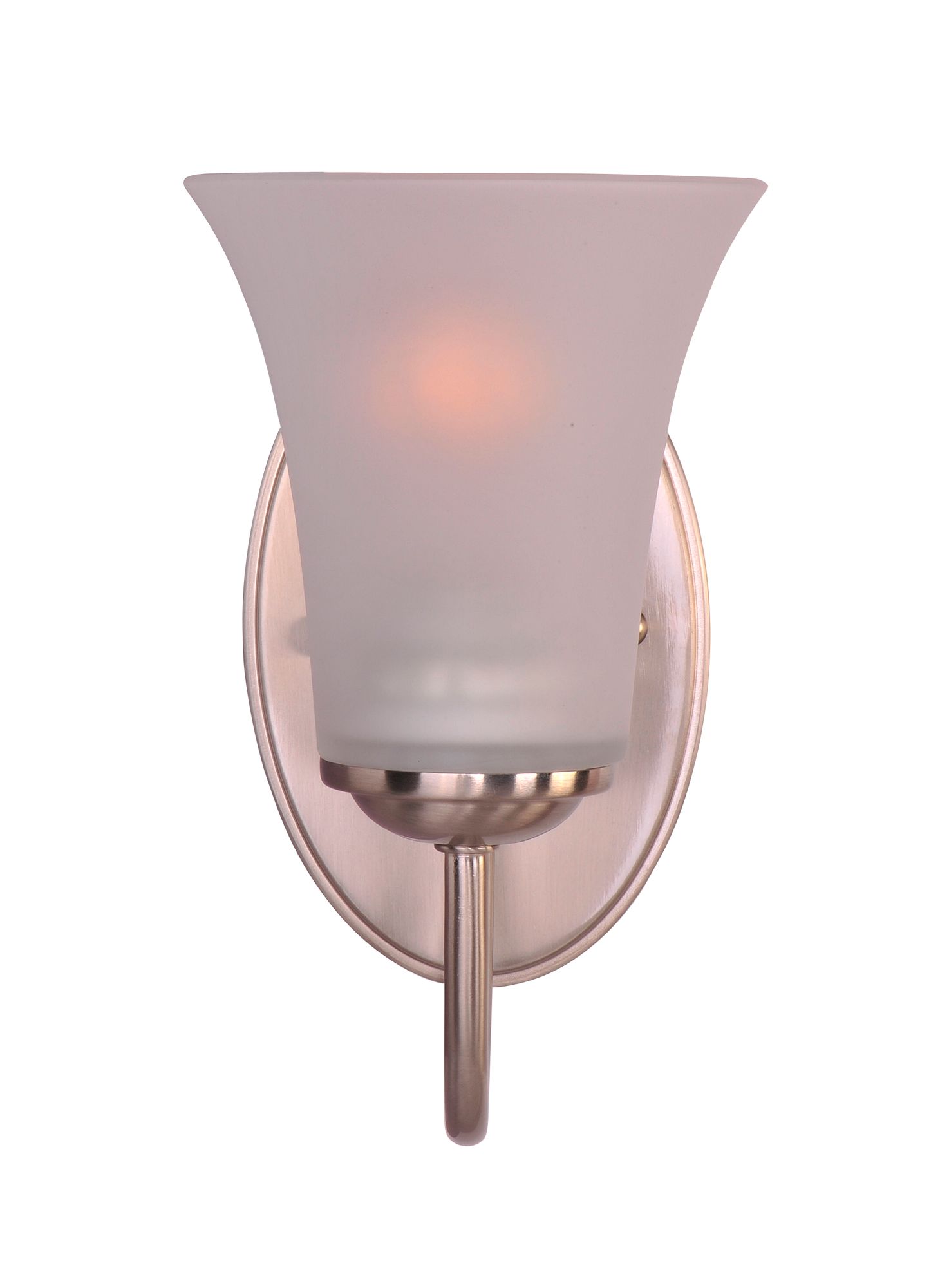 Image 3 Logan 1-Light Wall Sconce - Satin Nickel more views