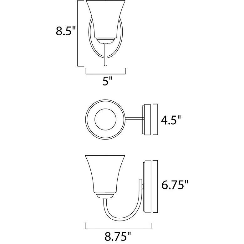 Image 3 Logan 1-Light Wall Sconce more views