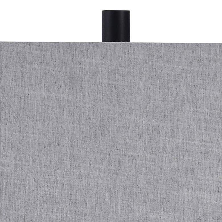 Image 3 Logan 27" Black Finish Open Rectangle Table Lamp more views