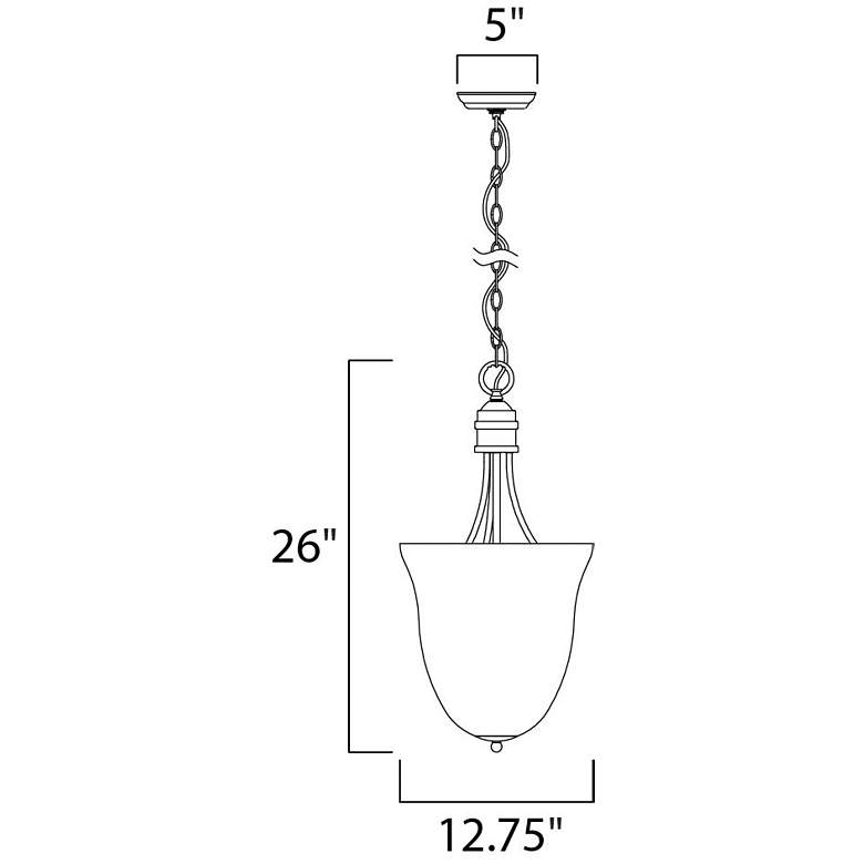 Image 2 Logan 3-Light 12.75" Wide Oil Rubbed Bronze Pendant Light more views