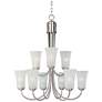 1_Logan 9-Light 28.5" Wide Satin Nickel Chandelier
