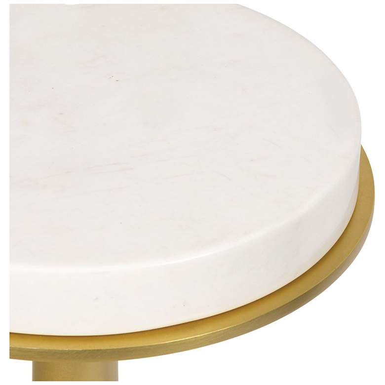 Image 3 Logan Accent Table (Natural Brass) more views