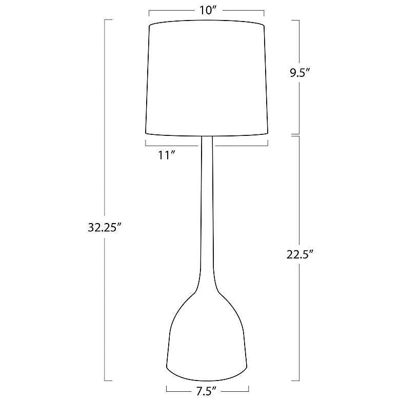 Image 4 Logan Buffet Lamp (Oil Rubbed Bronze) more views