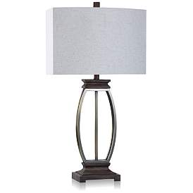 Image1 of Logan - Table Lamp - Heathered White