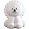 Logan the Lion 5" High White Color Changing Night Light