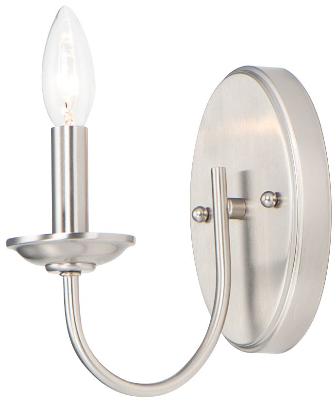 Image 2 Logan-Wall Sconce - Satin Nickel