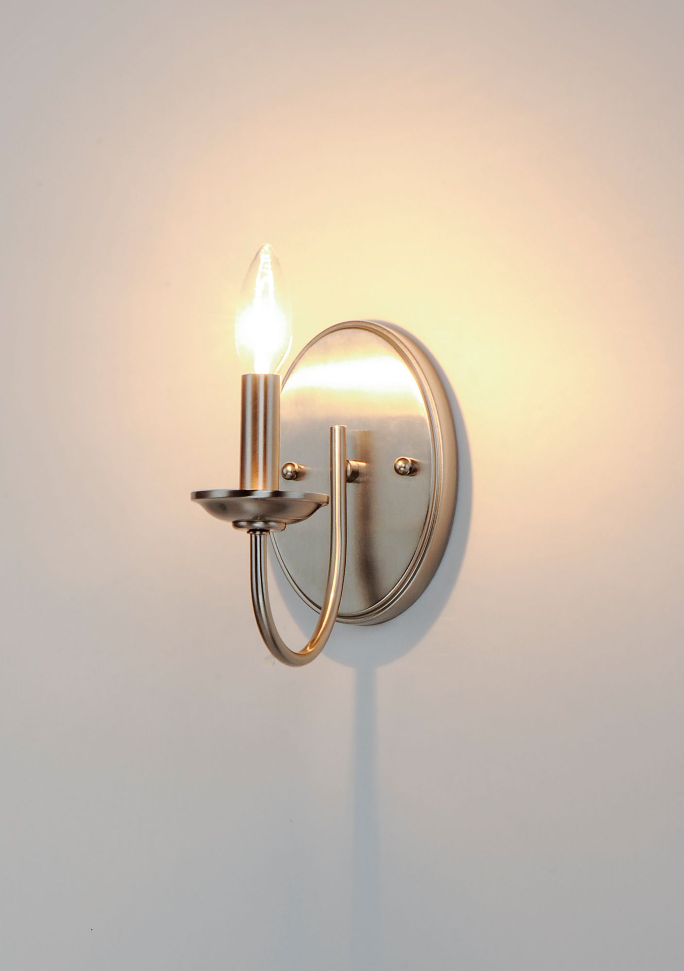 Image 3 Logan-Wall Sconce - Satin Nickel more views