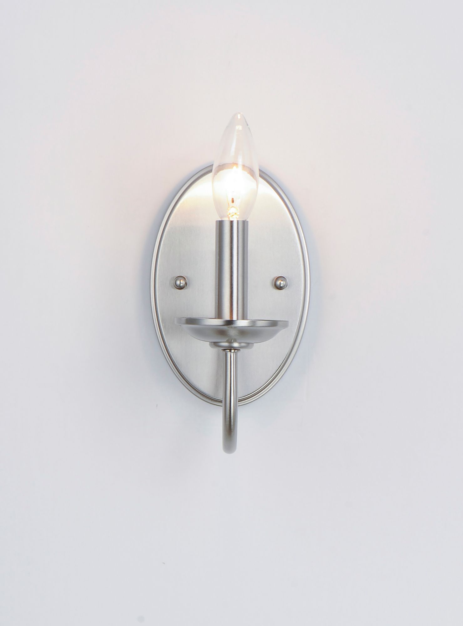 Image 4 Logan-Wall Sconce - Satin Nickel more views