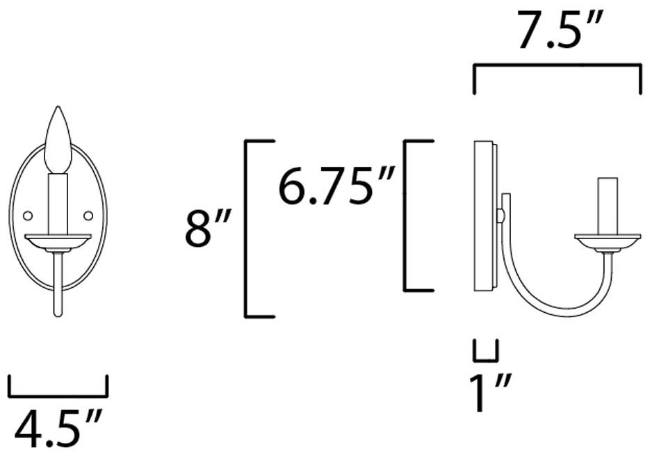 Image 6 Logan-Wall Sconce - Satin Nickel more views