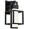 Logic 16"H x 7.5"W 1-Light Outdoor Wall Light in Black