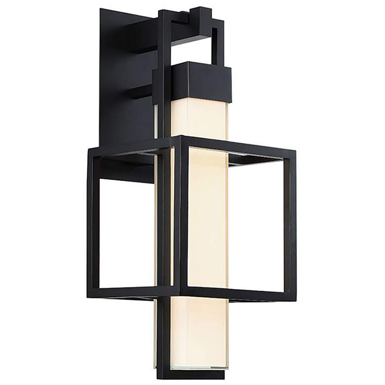 Image 1 Logic 23"H x 9"W 1-Light Outdoor Wall Light in Black