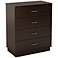 Logik Collection Chocolate 4-Drawer Chest