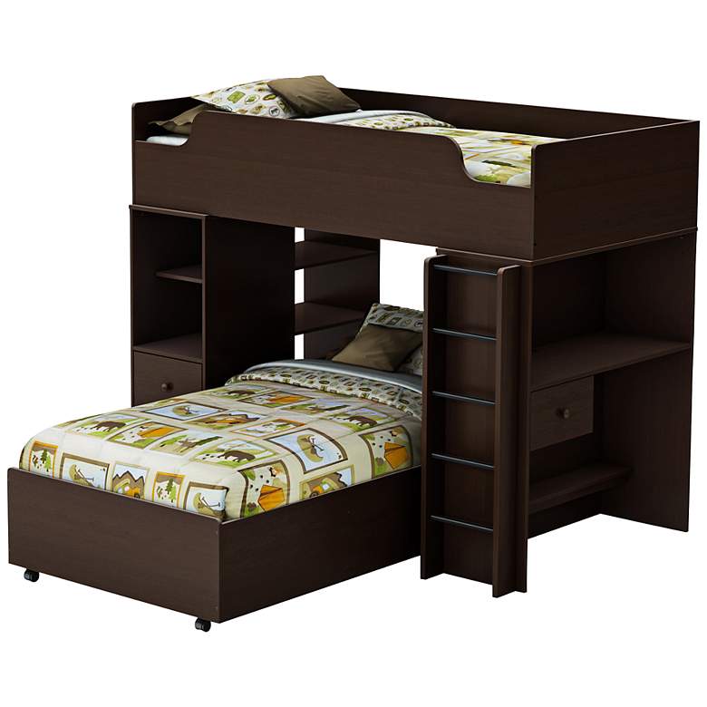 Image 1 Logik Collection Chocolate Twin Loft Bed