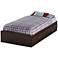 Logik Collection Chocolate Twin Mates Bed