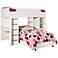 Logik Collection Pure White Twin Loft Bed