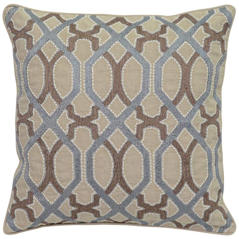 Image 1 Lois Harbour and Desert 22 inch Square Decorative Pillow