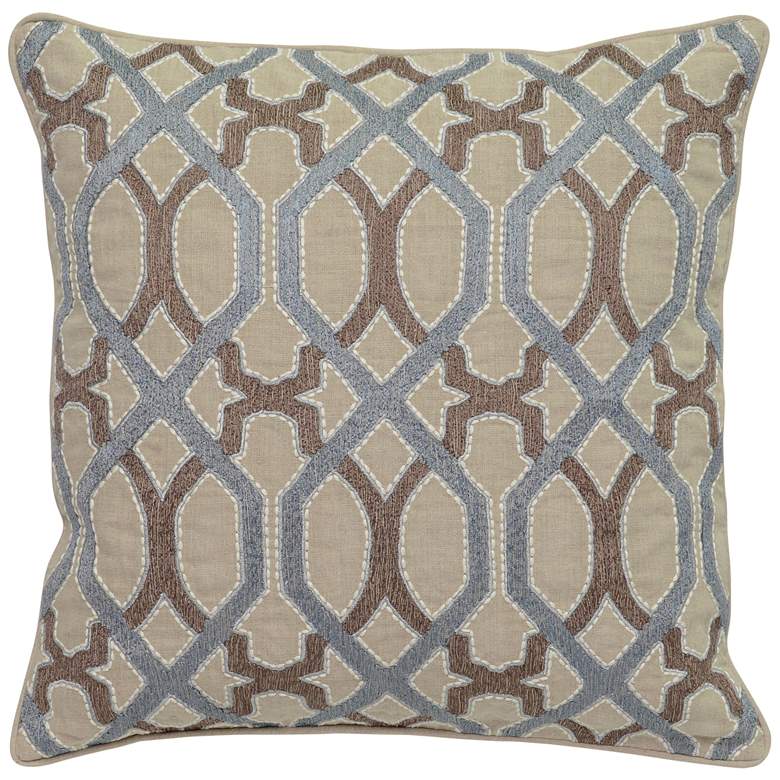 Image 1 Lois Harbour and Desert 22" Square Decorative Pillow