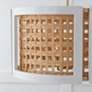 3_Lola 24" Wide Flat White and Matte Brass 4-Light Pendant more views