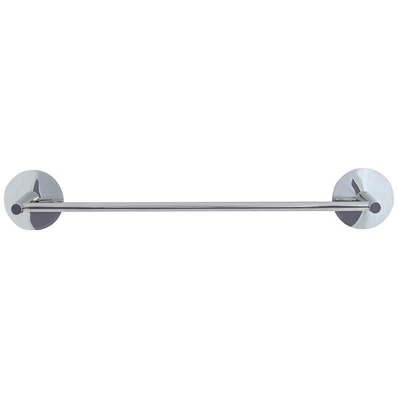 Image 1 Lola Collection 18 inch Wide Polished Chrome Towel Bar