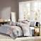 Lola Gray and Blush Floral 7-Piece Comforter Set