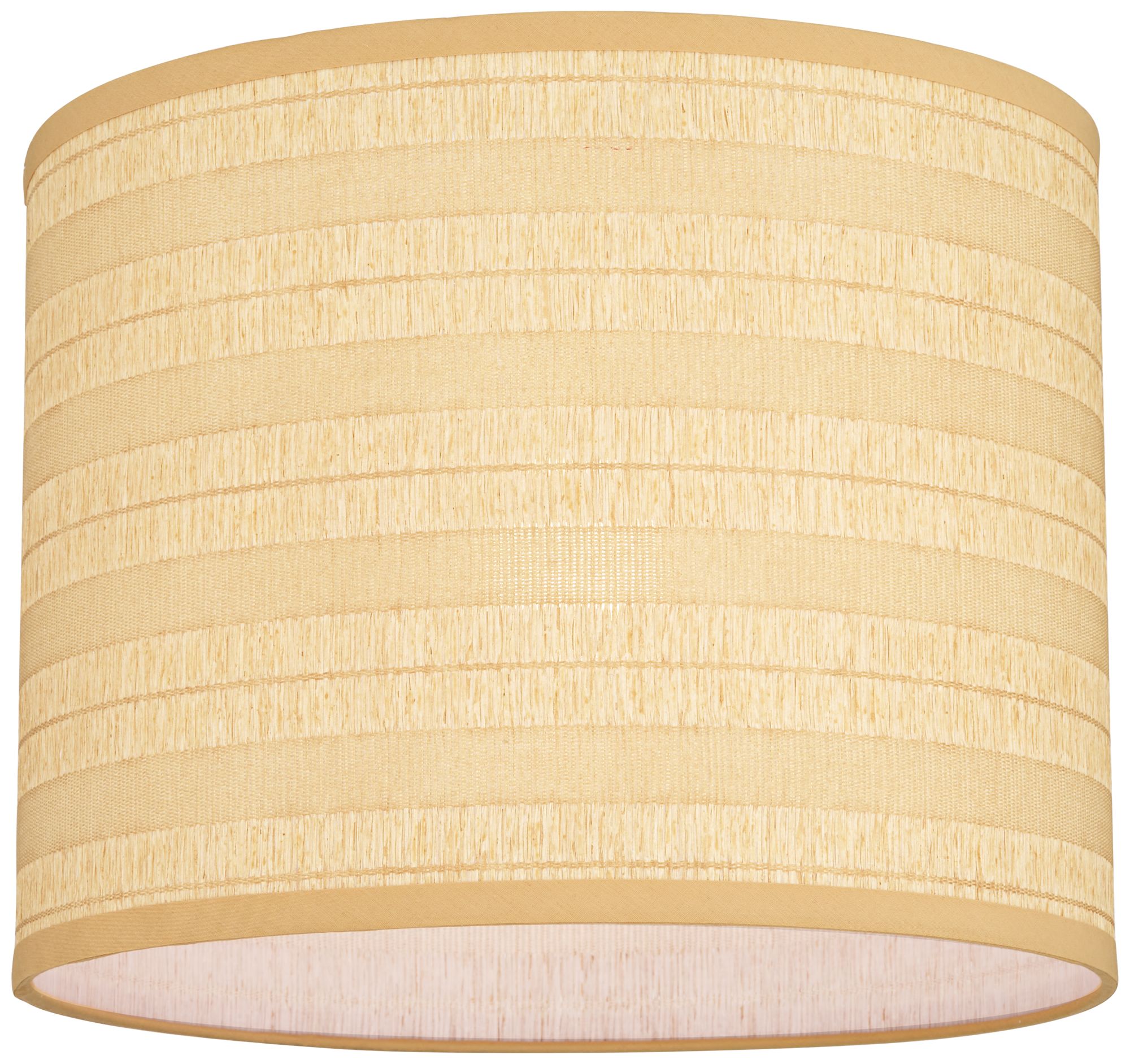 grass cloth lampshade