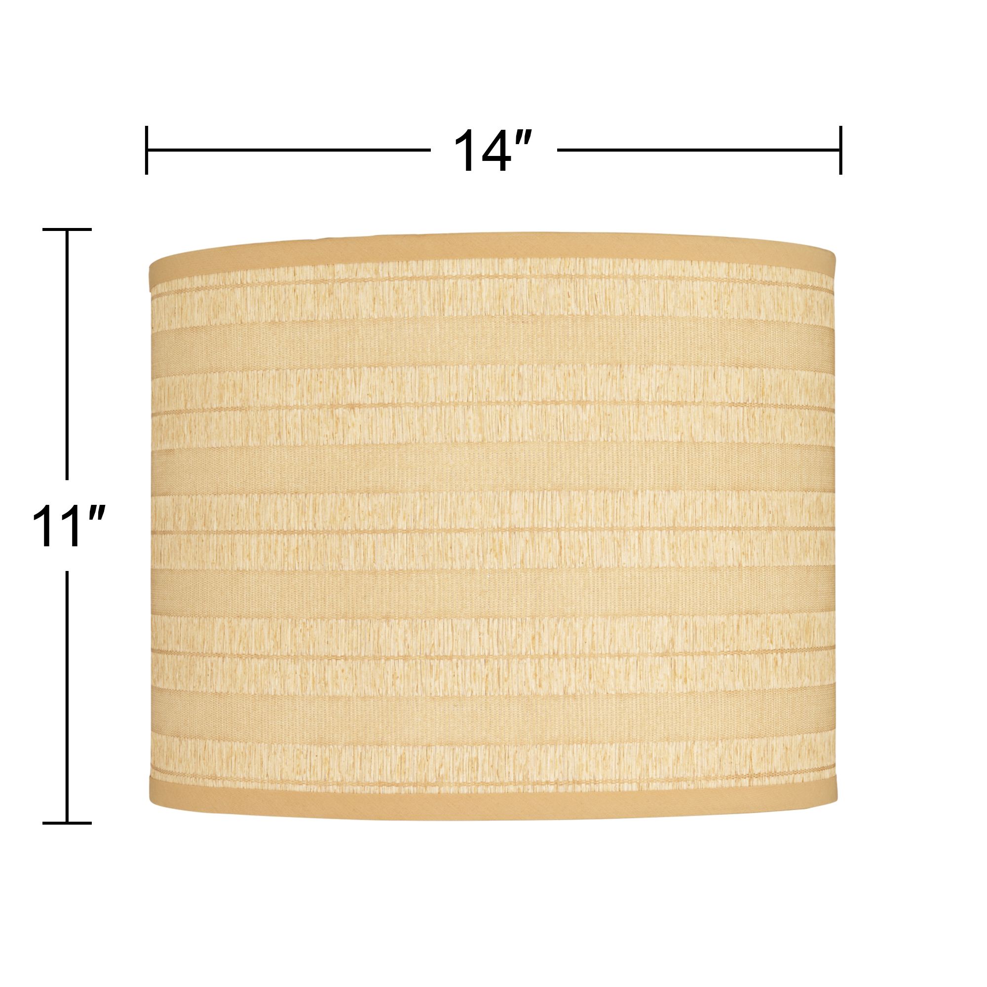 grass cloth lampshade