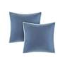 Thumbnail4 of Loleta Blue White 8-Piece King Comforter Bed Set more views