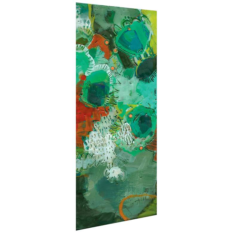 Image 5 Lolly 63"H Free Floating Tempered 2-Piece Glass Wall Art Set more views