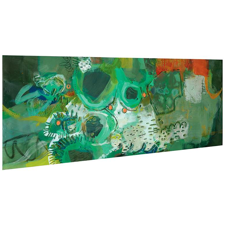 Image 4 Lolly I 63" High Free Floating Tempered Glass Wall Art more views