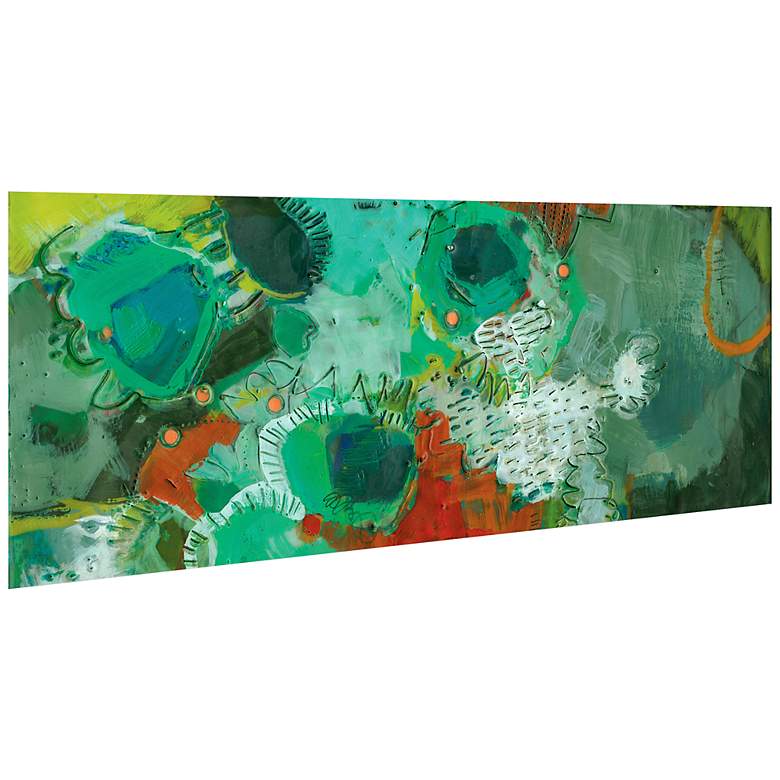 Image 5 Lolly II 63" High Free Floating Tempered Glass Wall Art more views