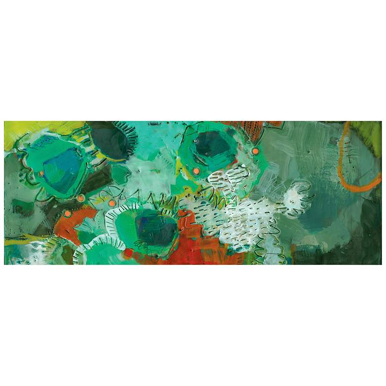 Image 6 Lolly II 63" High Free Floating Tempered Glass Wall Art more views