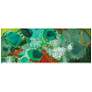 Lolly II 63" High Free Floating Tempered Glass Wall Art in scene