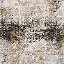 Thumbnail4 of Loloi Alchemy ALC-02 2'8"x7'6" Granite and Gold Area Rug more views