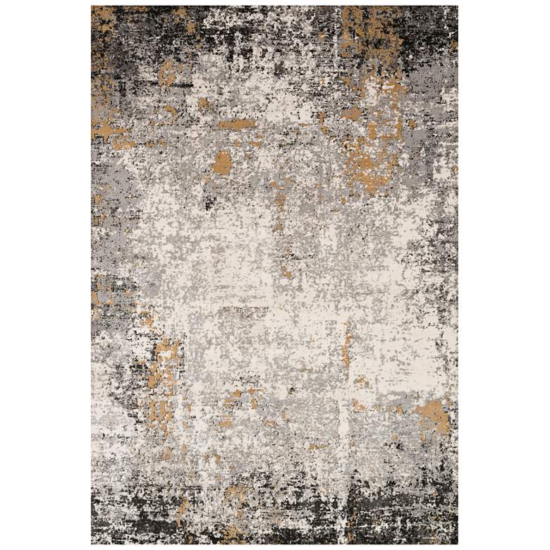 Image 2 Loloi Alchemy ALC-02 5'3"x7'6" Granite and Gold Area Rug