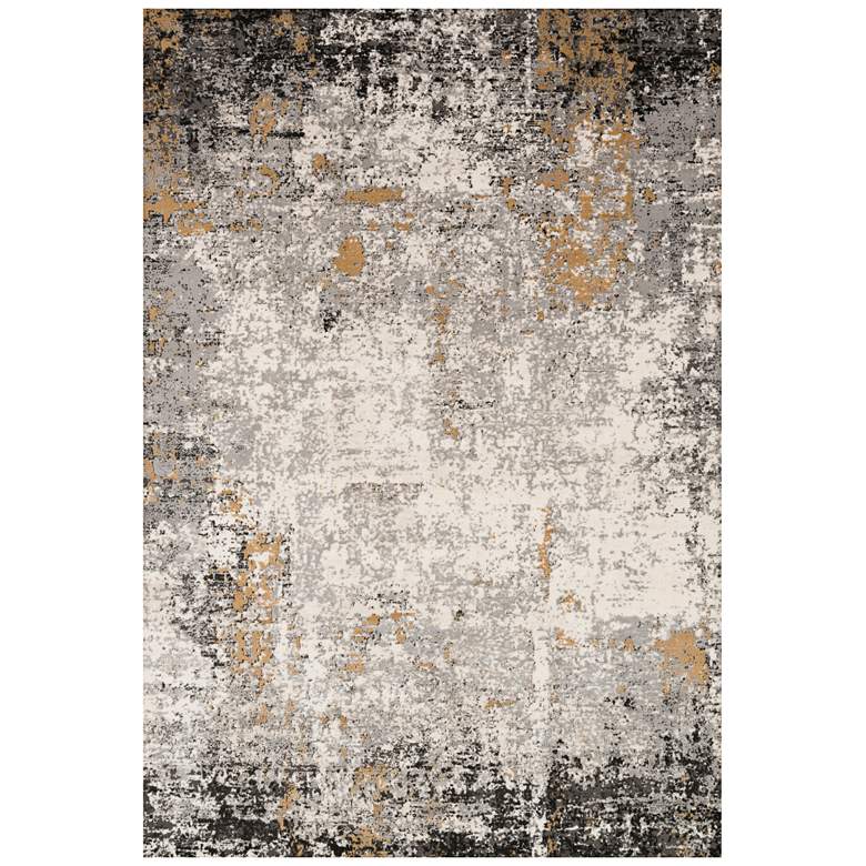 Image 2 Loloi Alchemy ALC-02 5&#39;3 inchx7&#39;6 inch Granite and Gold Area Rug